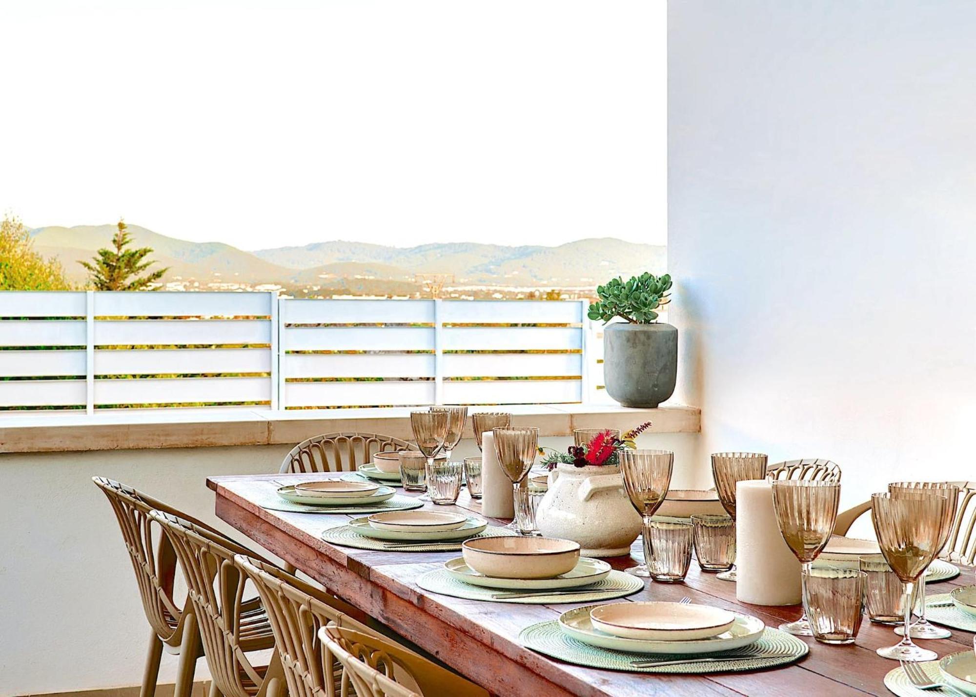 Villa Romeo 2Km From Ibiza Town And 1Km From Talamanca Beach Santa Eularia des Riu Bagian luar foto